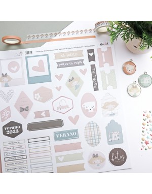 CeliAlice Formas Básicas die-cuts sheet | Alúa Cid