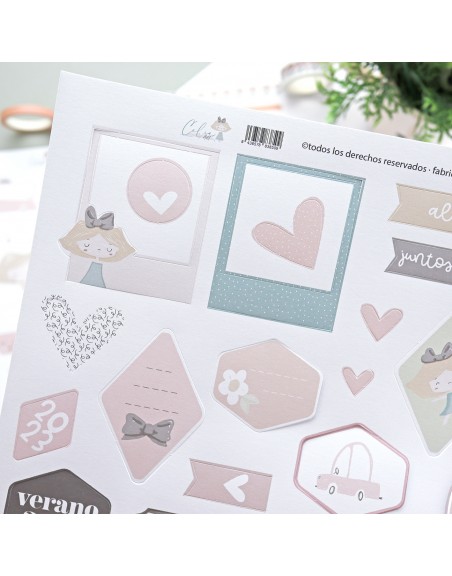 CeliAlice Formas Básicas die-cuts sheet | Alúa Cid