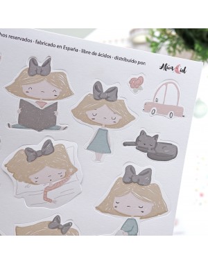 Ilustrations die-cut sheet, 'CeliAlice' 2
