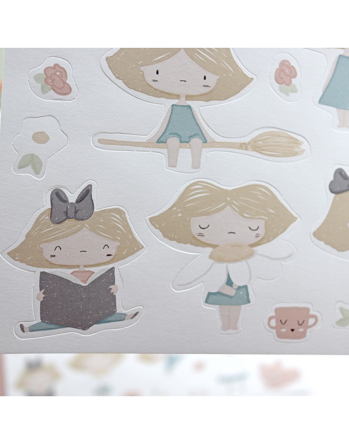 Ilustrations die-cut sheet, 'CeliAlice' Ilustrations die-cut sheet, 'CeliAlice'