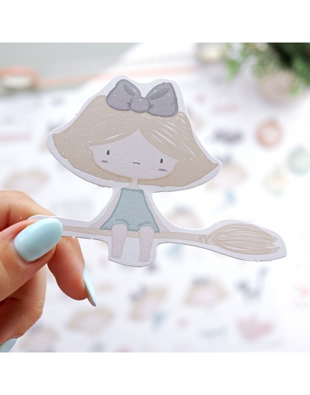 CeliAlice Ilustraciones die-cuts sheet | Alúa Cid