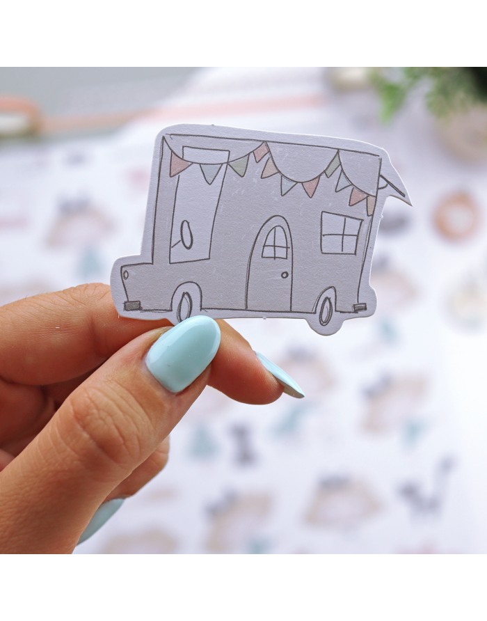 CeliAlice Ilustraciones die-cuts sheet | Alúa Cid