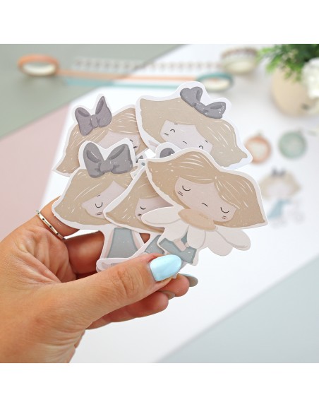 CeliAlice Ilustraciones die-cuts sheet | Alúa Cid