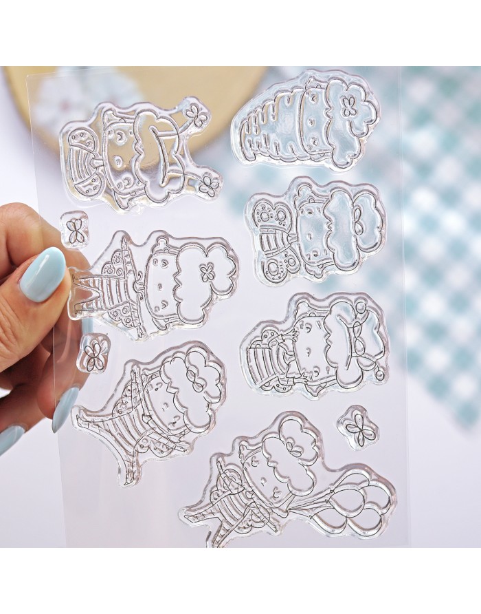 MiniLulis Mariposas clear stamps set | Alúa Cid