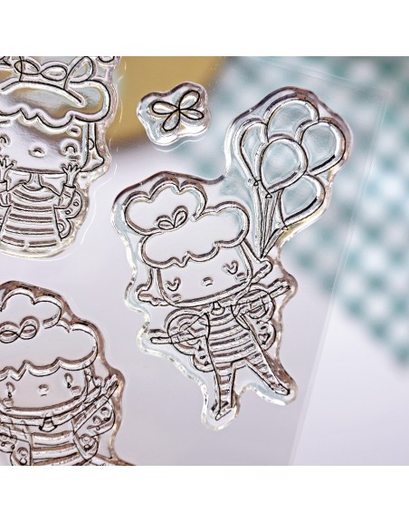 MiniLulis Mariposas clear stamps set | Alúa Cid