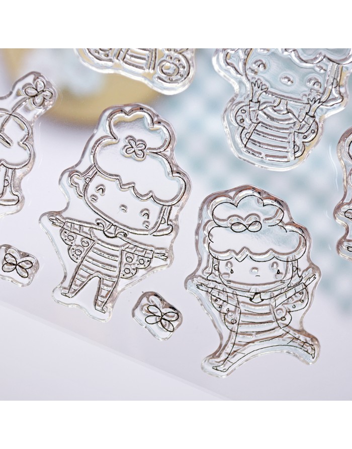 MiniLulis Mariposas clear stamps set | Alúa Cid