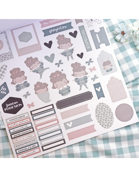 Paper pad 12x12", 'Proyecto Mariposa'