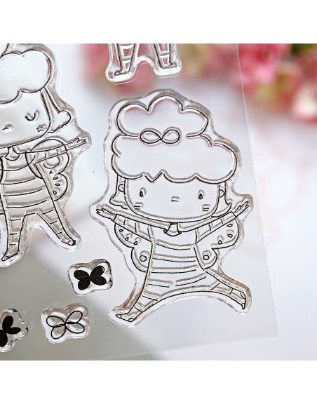 'Proyecto Mariposa' clear stamps set