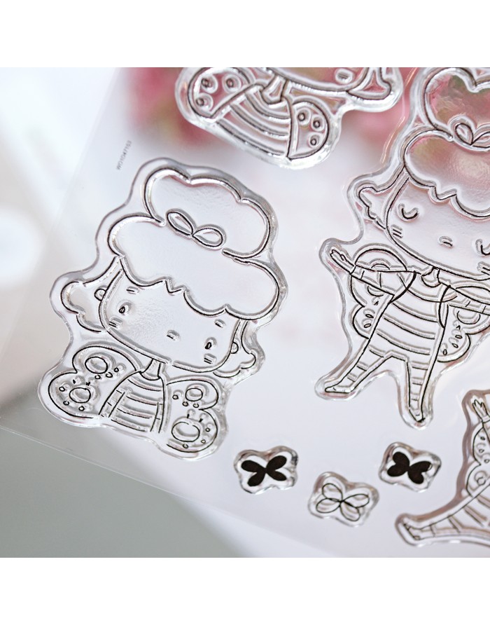 'Proyecto Mariposa' clear stamps set 'Proyecto Mariposa' clear stamps set