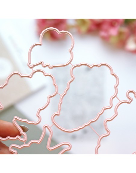 'Proyecto Mariposa' clear stamp & die set