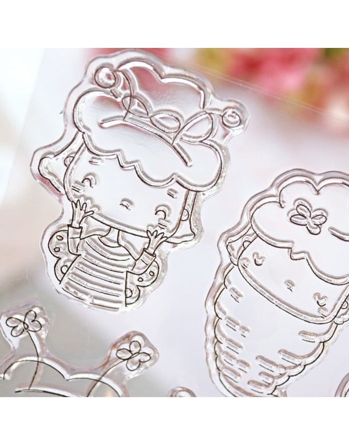 'Proyecto Mariposa' clear stamp & die set