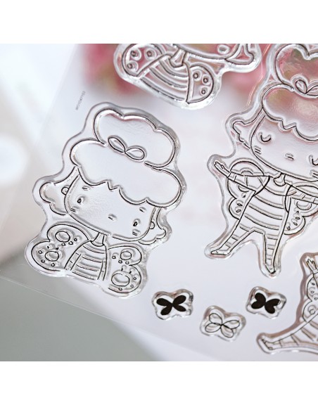 'Proyecto Mariposa' clear stamp & die set