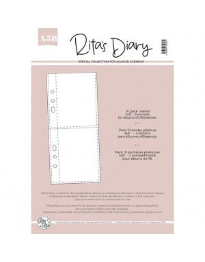 3x8" 2 pockets sleeves for Rita's Diary