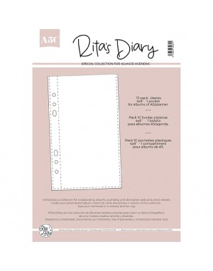 4x8" 1 pocket sleeves for Rita's Diary