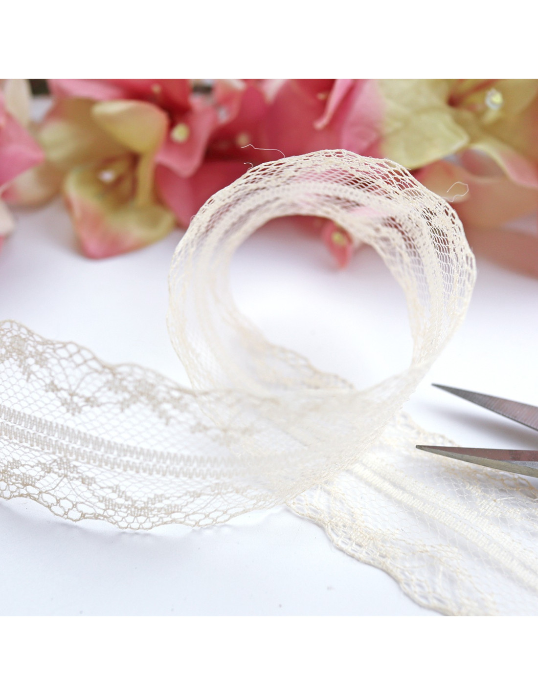 Nude Double Lace Ribbon Ritarita Distributions