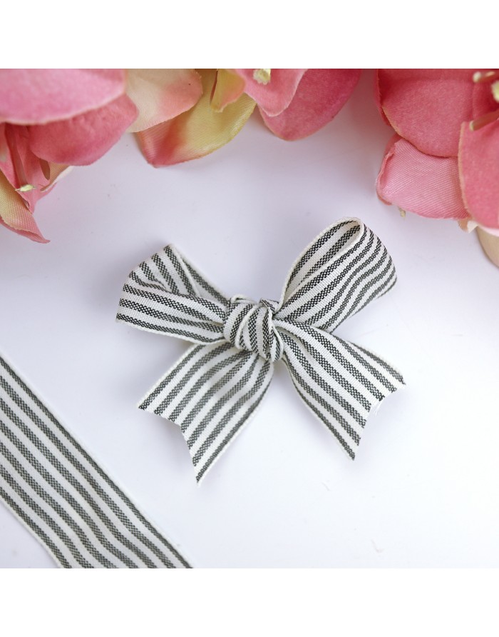 WIDE Striped cotton ribbon WIDE Striped cotton ribbon