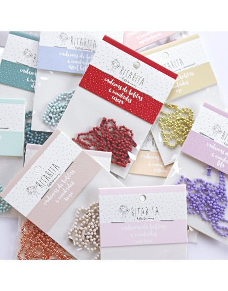 Set of 6 Cherry ball chains