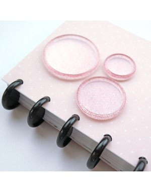 Pink glitter binding disc
