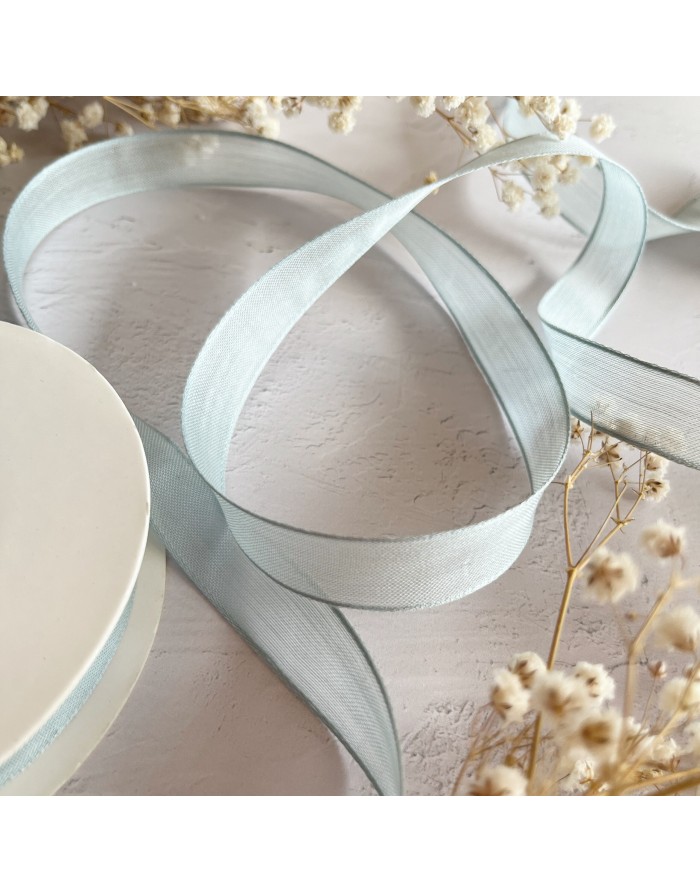 Cielo muslin ribbon