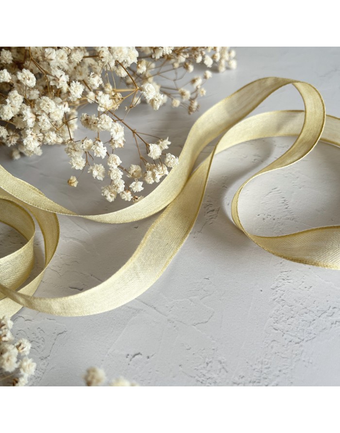 Dorado muslin ribbon