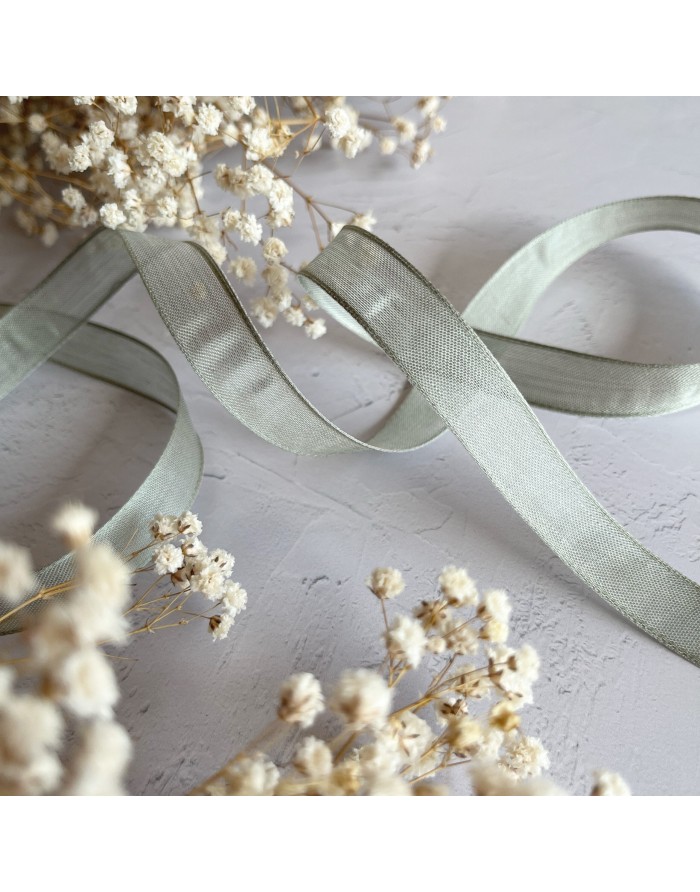 Mint muslin ribbon