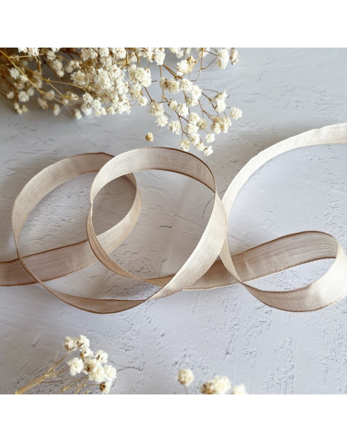 Sand muslin ribbon