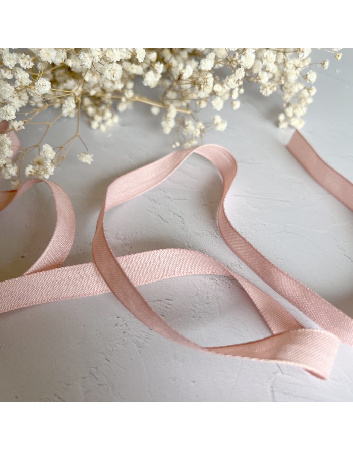 Ballerina color linen ribbon