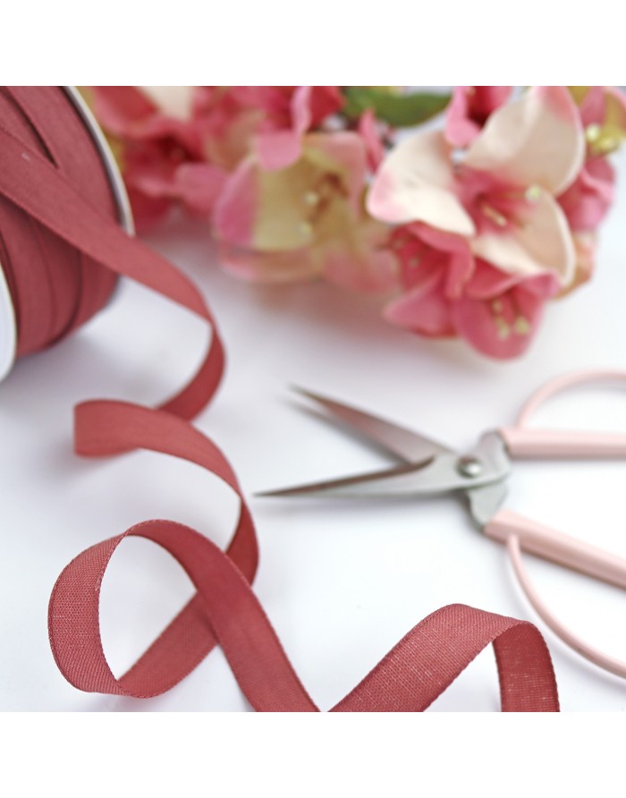 Rosa viejo color linen ribbon Rosa viejo color linen ribbon