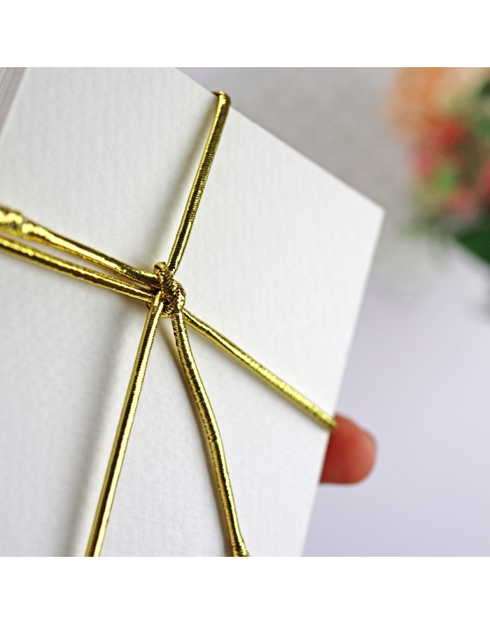 Gold elastic cord Gold elastic cord