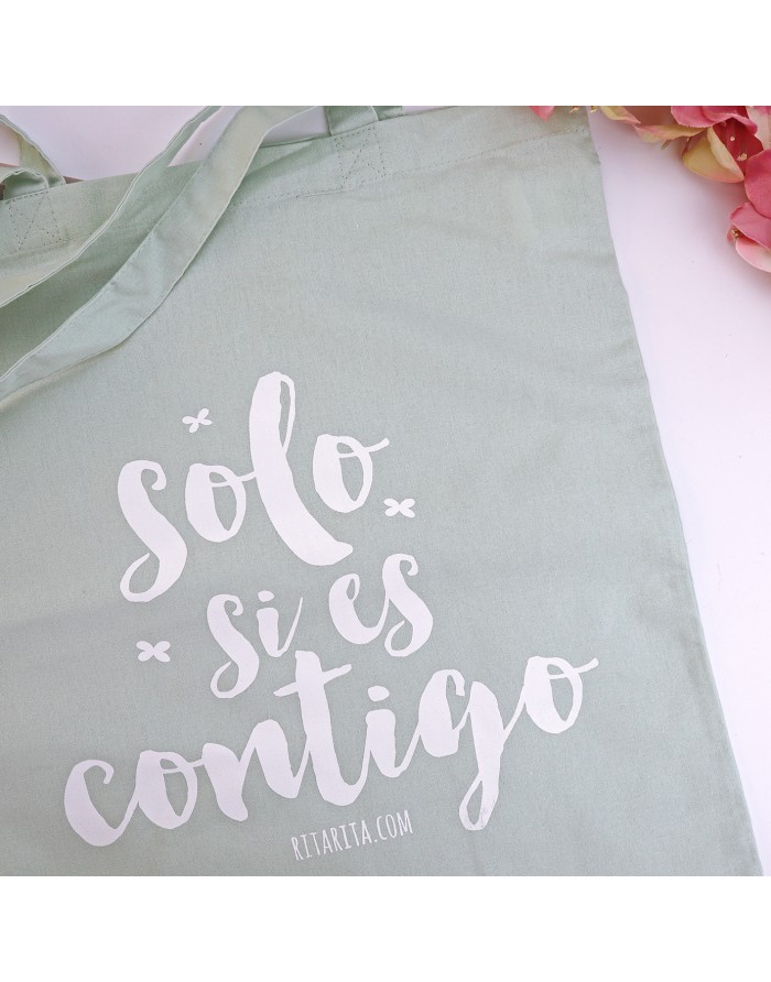 Solo si es contigo cotton bag Solo si es contigo cotton bag