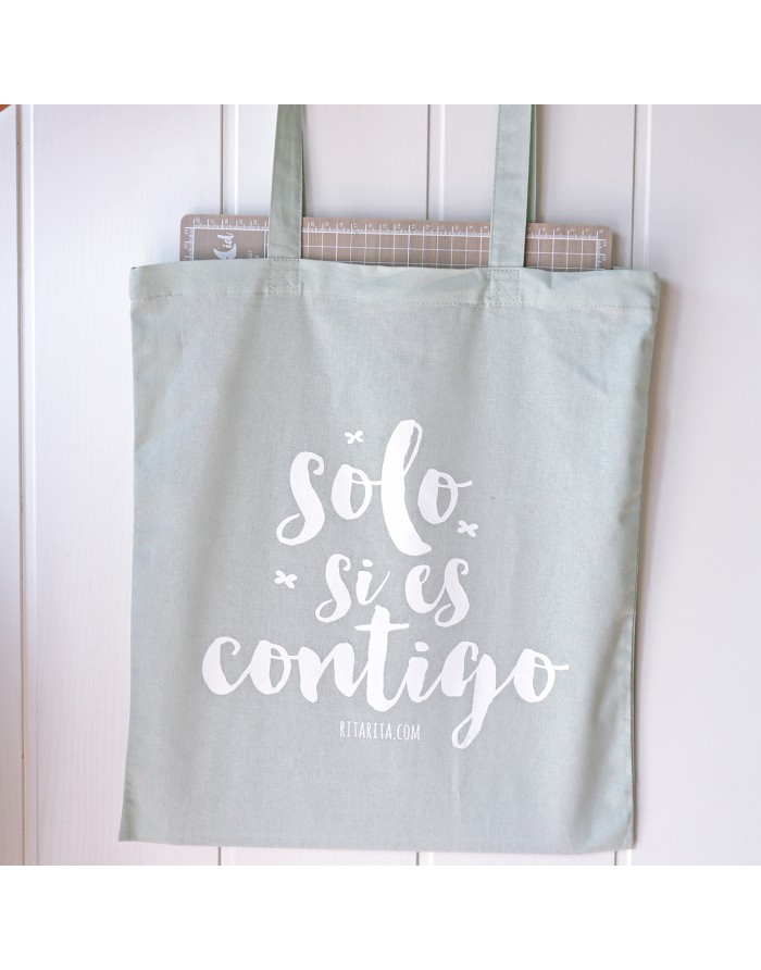 Solo si es contigo cotton bag Solo si es contigo cotton bag
