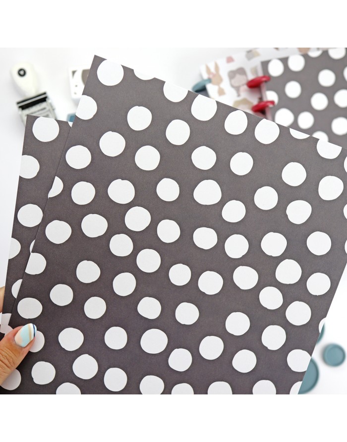 Set of 2 sheets 'Hasta la concha/Dots' Set of 2 sheets 'Hasta la concha/Dots'
