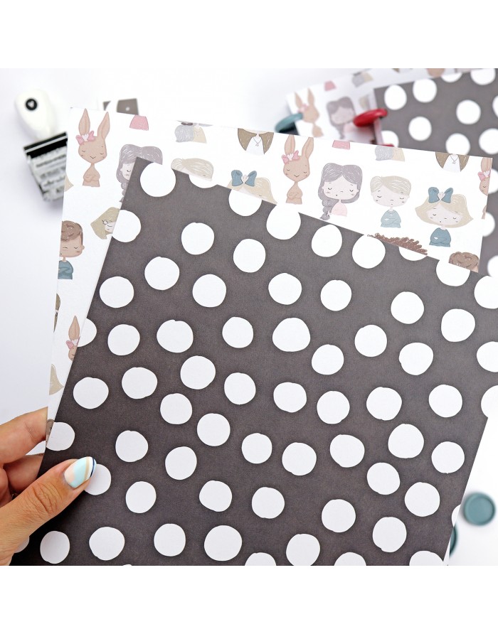 Set of 2 sheets 'Hasta la concha/Dots' Set of 2 sheets 'Hasta la concha/Dots'