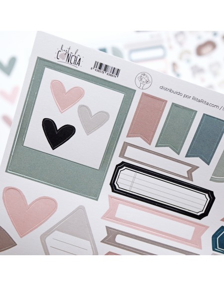 Document die-cut sheet, 'Hasta la concha'