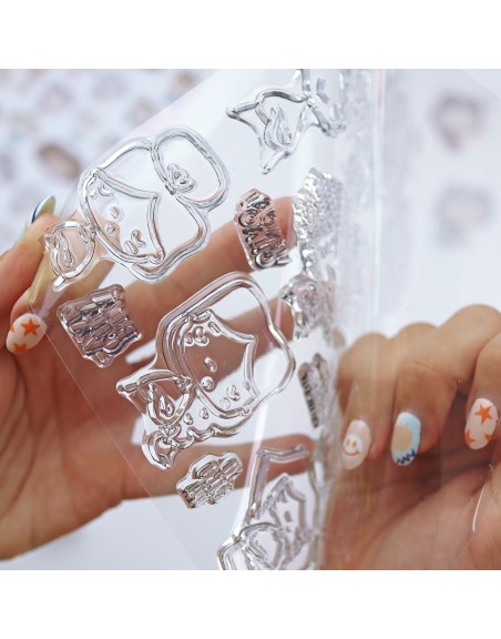 'Hasta la concha' clear stamps set