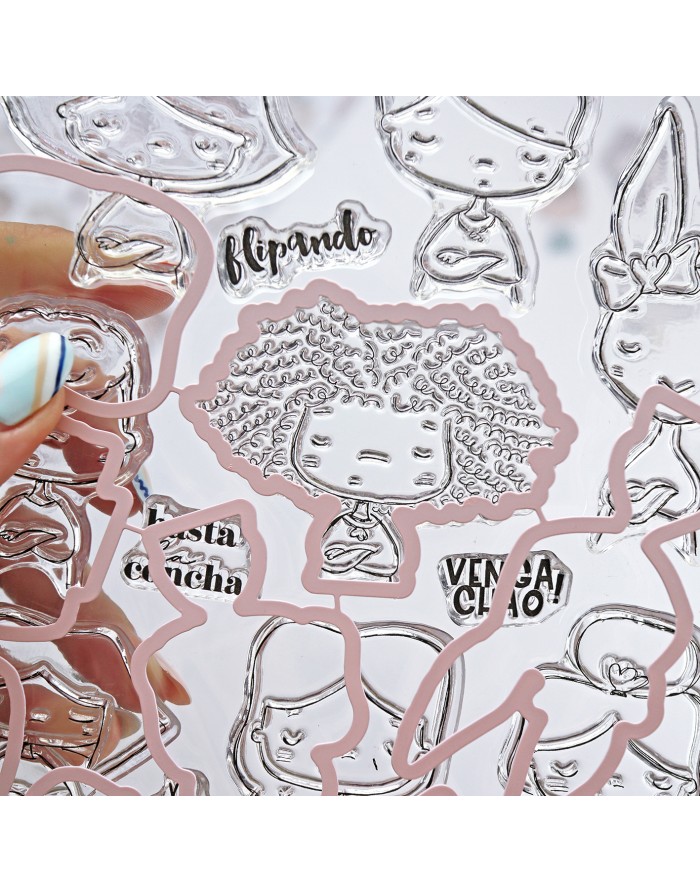 'Hasta la concha' clear stamp & die set 'Hasta la concha' clear stamp & die set