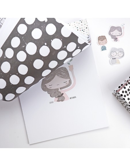 Hasta la concha 9x12'' paper pad | Alúa Cid design