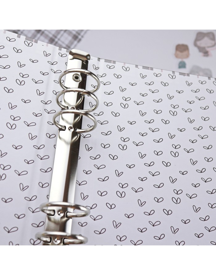 3x8" binder Vichy | Hasta la concha collection 3x8" binder Vichy | Hasta la concha collection