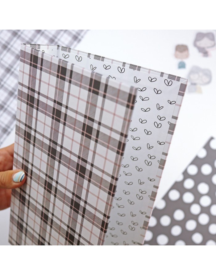 3x8" binder Vichy | Hasta la concha collection 3x8" binder Vichy | Hasta la concha collection