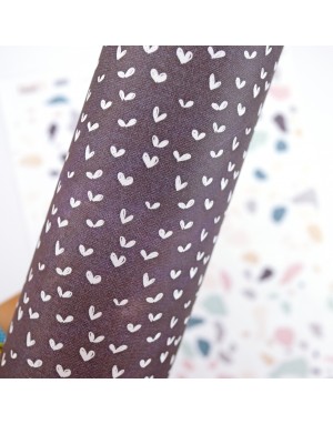 Corazones binding fabric sheet | Hasta la concha collection by Alúa Cid 2