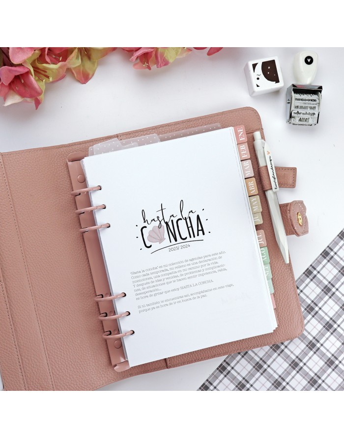 Bailarina Real leather A5 planner cover | Alúa Cid