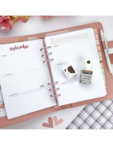 Bailarina Real leather A5 planner cover | Alúa Cid