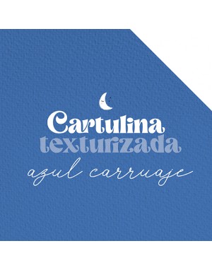 Carriage blue cardstock