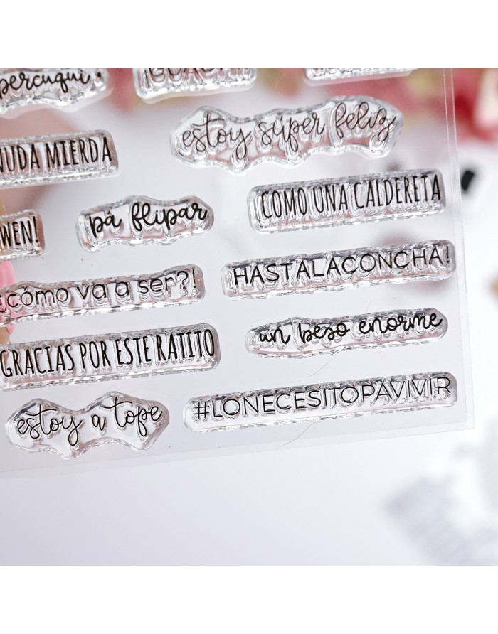 Hola chicos! clear stamps set Hola chicos! clear stamps set