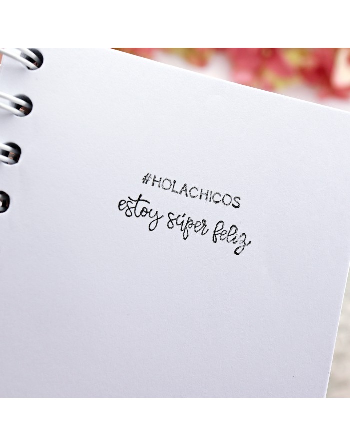 Hola chicos! clear stamps set | Alúa Cid