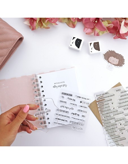 Hola chicos! clear stamps set | Alúa Cid