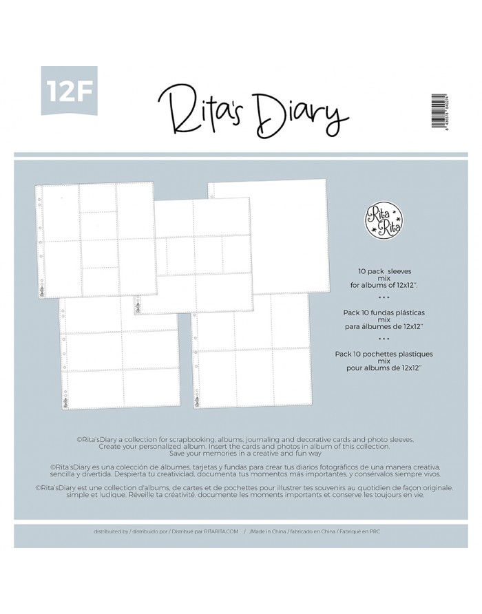 12x12" Model 12F for Rita's Diary
