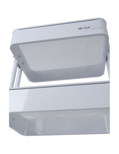 White metal trolley, Alúa Cid White metal trolley, Alúa Cid