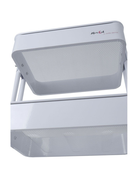 White metal trolley, Alúa Cid