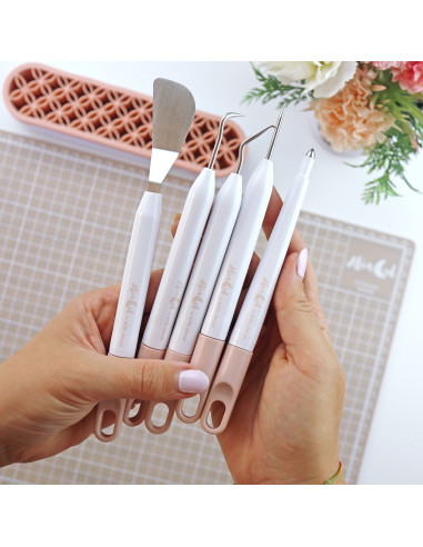 Set of 5 spatulas for plotters and/or mix media | Alúa Cid